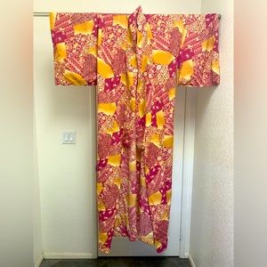 Authentic Japanese Kimono with Obi.